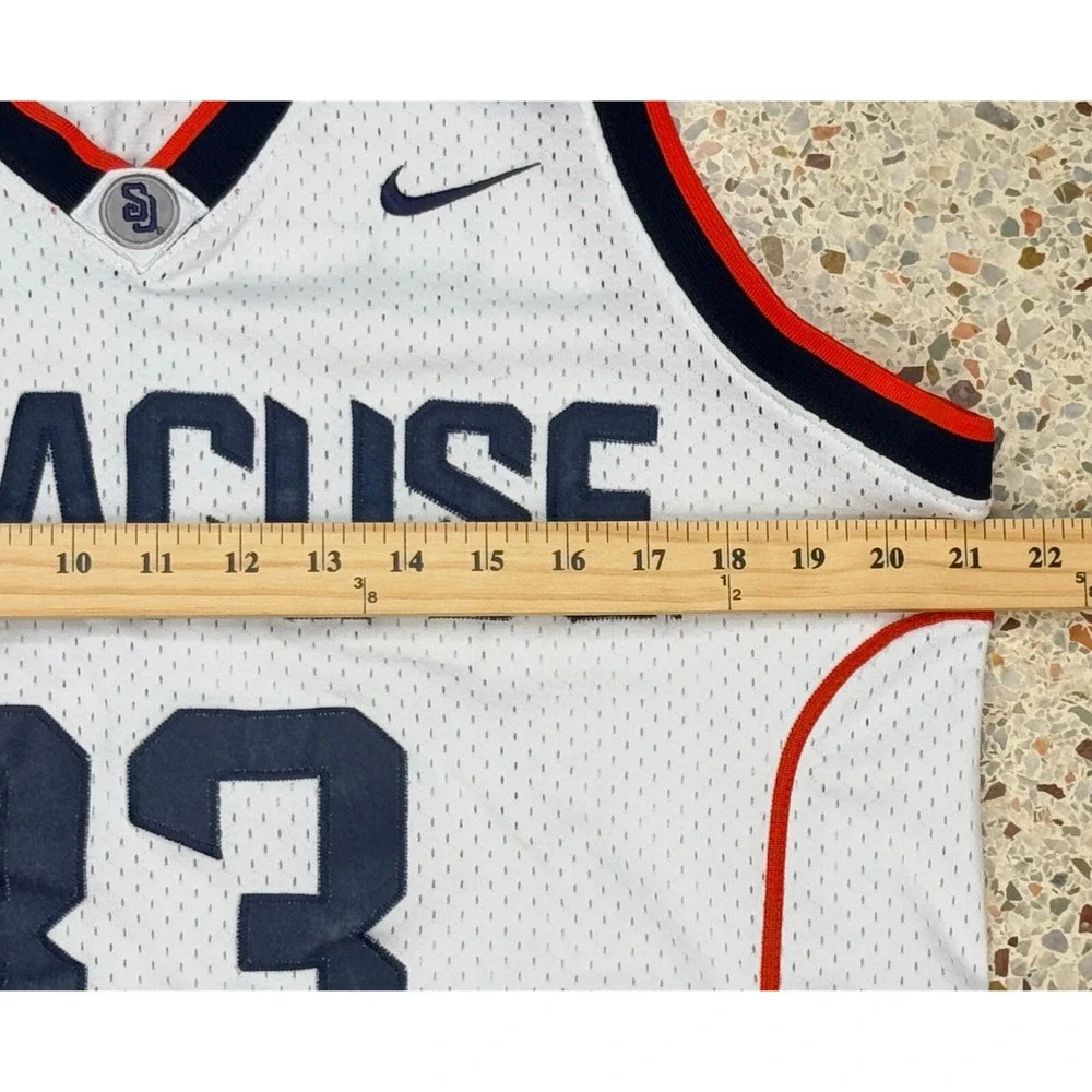 Nike‎ Elite NCAA Vintage Syracuse University #33 Basketball Jersey Size Medium